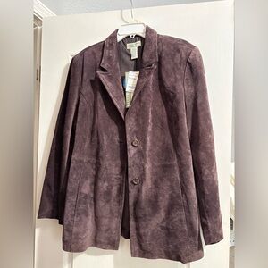 St. John's Bay Brown Suede Jacket